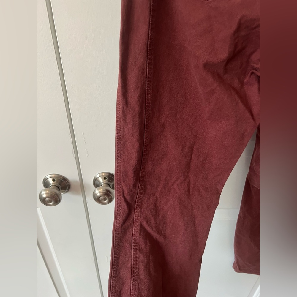 Kuhl Brooke Skinny Pants Red Currant Stretch Tapered Leg Outdoor Size 12 - Picture 4 of 6